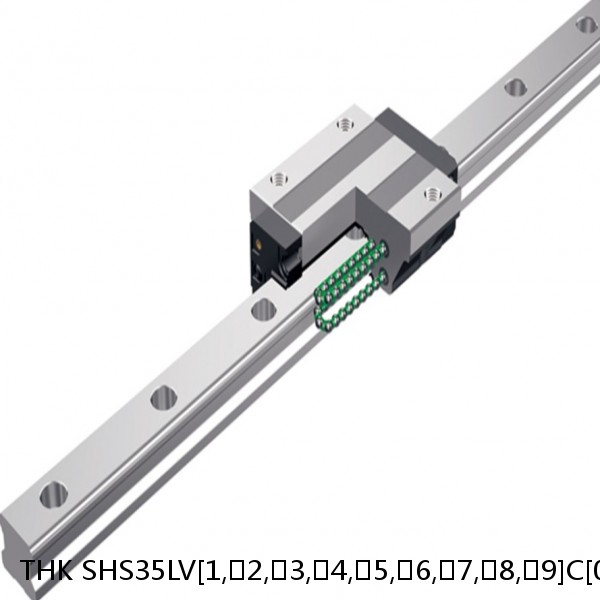 SHS35LV[1,​2,​3,​4,​5,​6,​7,​8,​9]C[0,​1]+[165-3000/1]L[H,​P,​SP,​UP] THK Linear Guide Standard Accuracy and Preload Selectable SHS Series