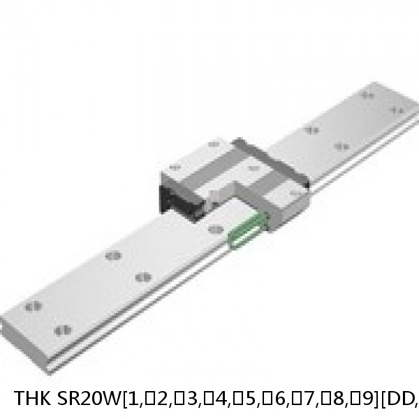 SR20W[1,​2,​3,​4,​5,​6,​7,​8,​9][DD,​KK,​LL,​RR,​SS,​UU,​ZZ]C[0,​1]+[80-3000/1]L THK Radial Load Linear Guide Accuracy and Preload Selectable SR Series