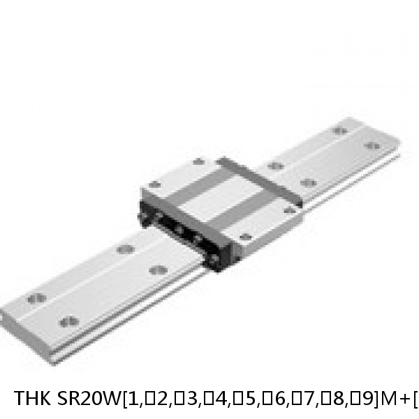 SR20W[1,​2,​3,​4,​5,​6,​7,​8,​9]M+[80-1480/1]L[H,​P,​SP,​UP]M THK Radial Load Linear Guide Accuracy and Preload Selectable SR Series