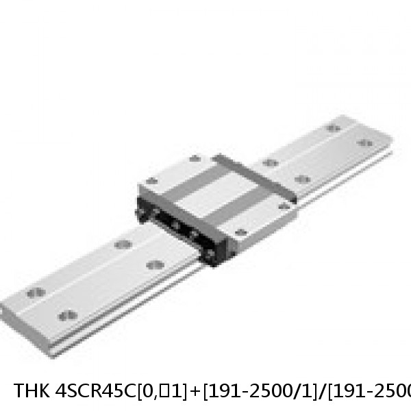 4SCR45C[0,​1]+[191-2500/1]/[191-2500/1]L[P,​SP,​UP] THK Caged-Ball Cross Rail Linear Motion Guide Set