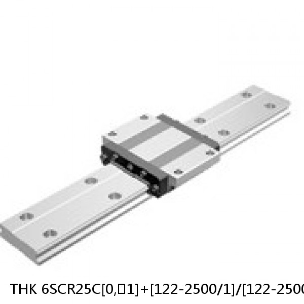 6SCR25C[0,​1]+[122-2500/1]/[122-2500/1]L[P,​SP,​UP] THK Caged-Ball Cross Rail Linear Motion Guide Set