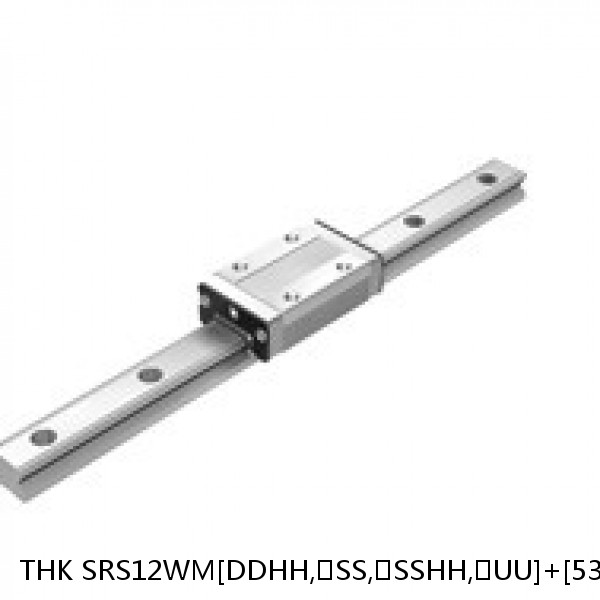 SRS12WM[DDHH,​SS,​SSHH,​UU]+[53-1000/1]LM THK Miniature Linear Guide Caged Ball SRS Series