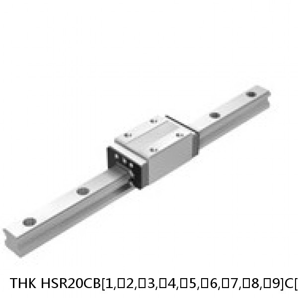 HSR20CB[1,​2,​3,​4,​5,​6,​7,​8,​9]C[0,​1]+[87-3000/1]L[H,​P,​SP,​UP] THK Standard Linear Guide Accuracy and Preload Selectable HSR Series