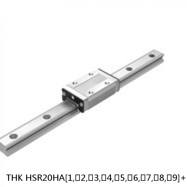 HSR20HA[1,​2,​3,​4,​5,​6,​7,​8,​9]+[103-3000/1]L THK Standard Linear Guide Accuracy and Preload Selectable HSR Series