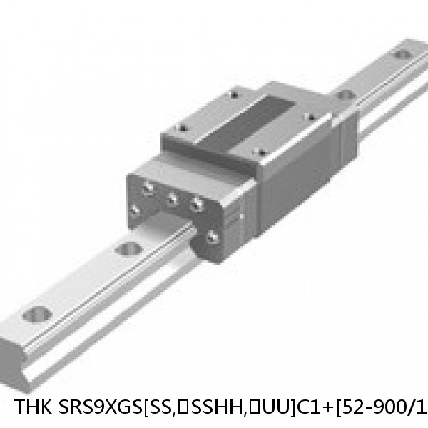 SRS9XGS[SS,​SSHH,​UU]C1+[52-900/1]L[H,​P]M THK Miniature Linear Guide Full Ball SRS-G Accuracy and Preload Selectable