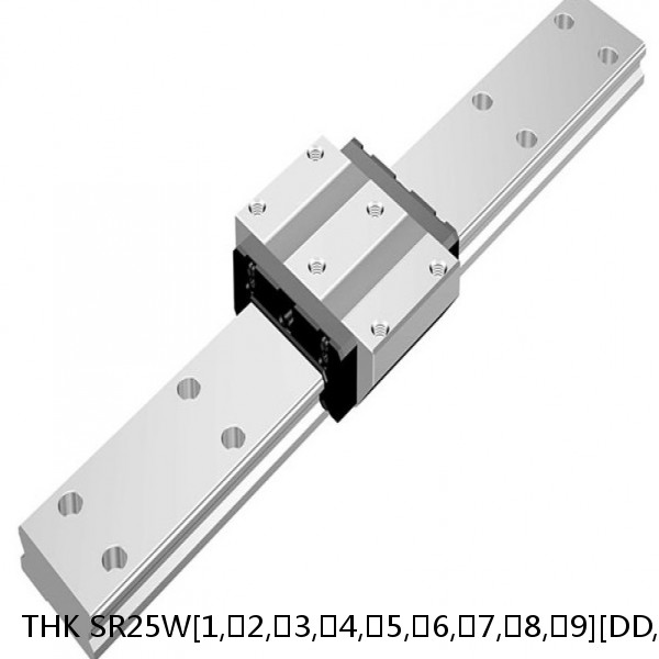 SR25W[1,​2,​3,​4,​5,​6,​7,​8,​9][DD,​KK,​LL,​RR,​SS,​UU,​ZZ]C[0,​1]+[96-3000/1]LY THK Radial Load Linear Guide Accuracy and Preload Selectable SR Series