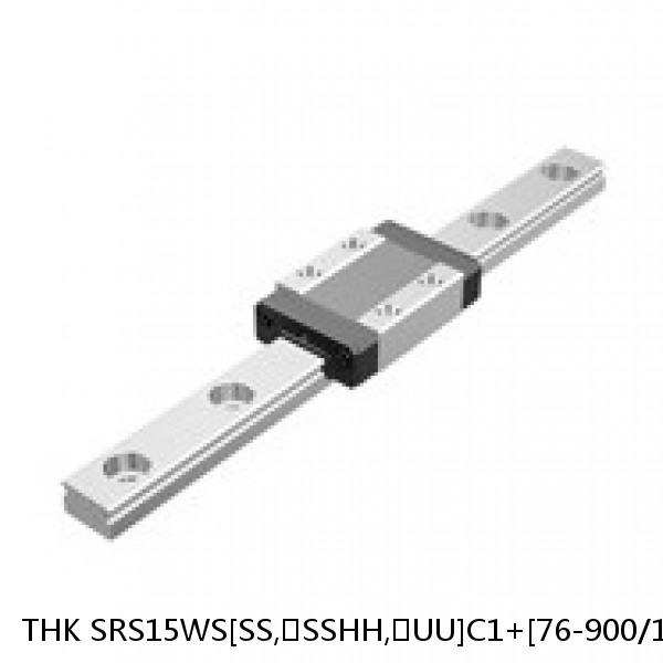 SRS15WS[SS,​SSHH,​UU]C1+[76-900/1]L[H,​P]M THK Miniature Linear Guide Caged Ball SRS Series