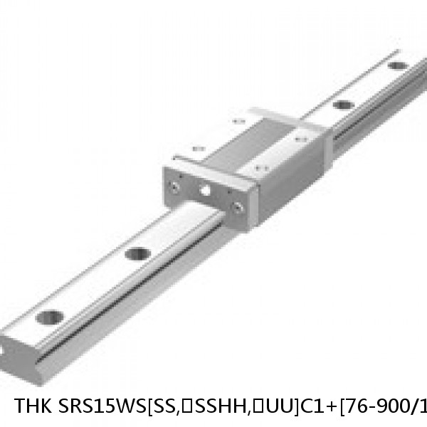 SRS15WS[SS,​SSHH,​UU]C1+[76-900/1]LM THK Miniature Linear Guide Caged Ball SRS Series