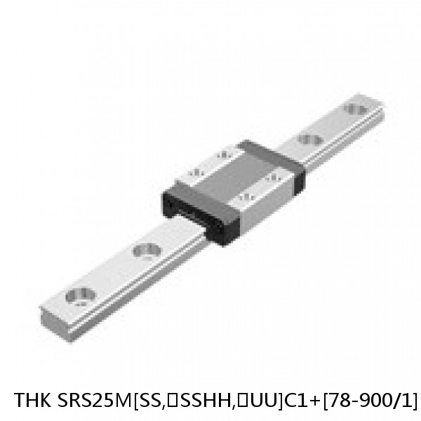 SRS25M[SS,​SSHH,​UU]C1+[78-900/1]L[H,​P]M THK Miniature Linear Guide Caged Ball SRS Series