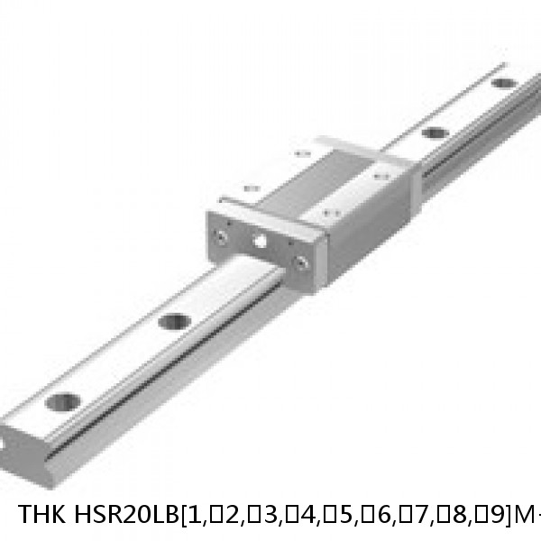 HSR20LB[1,​2,​3,​4,​5,​6,​7,​8,​9]M+[103-1480/1]L[H,​P,​SP,​UP]M THK Standard Linear Guide Accuracy and Preload Selectable HSR Series