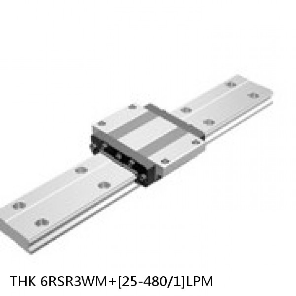 6RSR3WM+[25-480/1]LPM THK Miniature Linear Guide Full Ball RSR Series