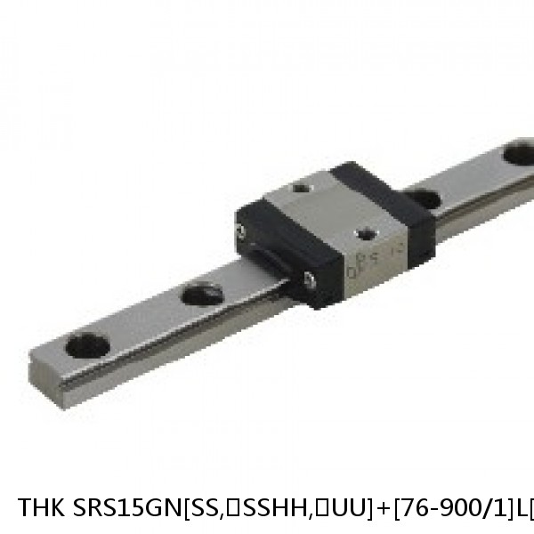 SRS15GN[SS,​SSHH,​UU]+[76-900/1]L[H,​P]M THK Miniature Linear Guide Full Ball SRS-G Accuracy and Preload Selectable