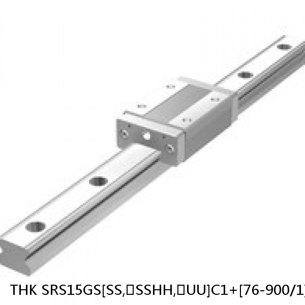 SRS15GS[SS,​SSHH,​UU]C1+[76-900/1]L[H,​P]M THK Miniature Linear Guide Full Ball SRS-G Accuracy and Preload Selectable