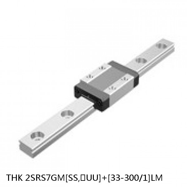 2SRS7GM[SS,​UU]+[33-300/1]LM THK Miniature Linear Guide Full Ball SRS-G Accuracy and Preload Selectable